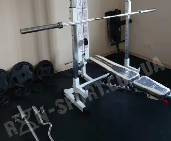 Коврик гумовий 500х500х20мм під штангу чи гантелі RN-Sport Пресс крихта Чорний (RN_plit1x20) - фото 94443