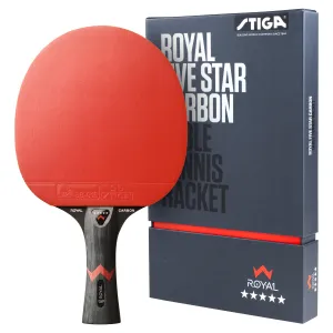 Ракетка для настільного тенісу Stiga Royal Carbon 5 Star FL (1215-2818-01) - фото 