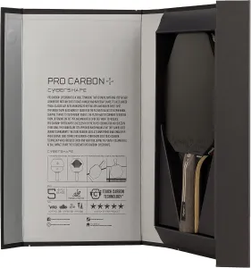 Ракетка для настільного тенісу Stiga Pro Carbon Plus Cybershape 5 Star FL (1215-0401-35) - фото 94963