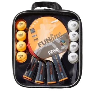 Набір для настільного тенісу Gewo Family & Friends 4 Bats 8 Balls - фото 1