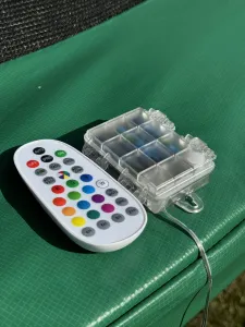 Батут WCG 305 см з внутрішньою захисною сіткою та LED підсвічуванням 10FT (W-1003) - фото 97310