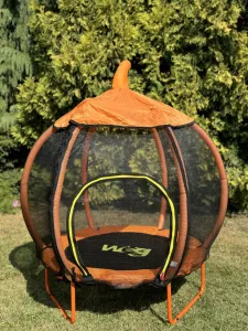 Дитячий батут із захисною сіткою WCG Pumpkin (W-1008T) - фото 97346