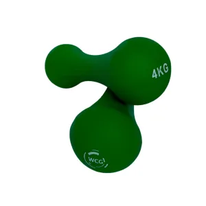 Неопренові фітнес гантелі WCG по 4 кг (2х4) (W-120-4x2) - фото 