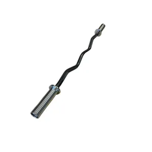 Гриф олімпійський W-подібний Generation Fitness OB-05 із замками 120 см - фото 98010