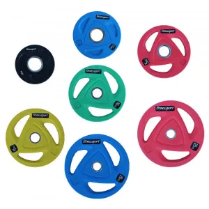 Диск олімпійський гумовий кольоровий Generation Fitness RCP20-2,5 кг - фото 98083