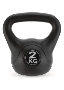 Гиря вінілова Gymtek 2кг чорний - фото 98233