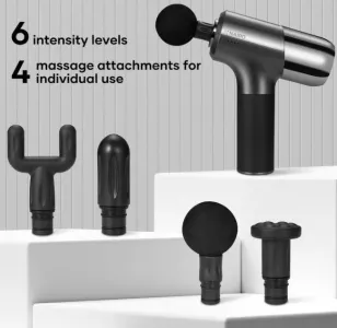 Масажер перкусійний ручний NAIPO Massage Gun для тіла без підігріву (NP-MG02) - фото 98564