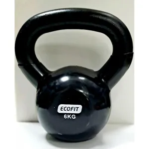 Гиря Ecofit MD2201 6 кг PVC+Iron - фото 