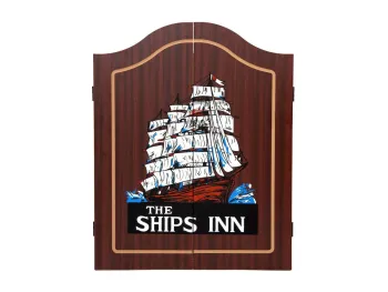 Дартс з кабінетом мішень 45см сизаль Winmax The Ships Inn 6 дротиків - фото 99135