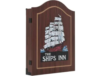 Дартс з кабінетом мішень 45см сизаль Winmax The Ships Inn 6 дротиків - фото 99139