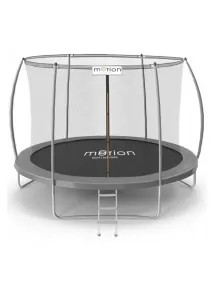 Батут Jumi Motion Sport Line Premium 10ft (305см) з внутрішньою сіткою сірий - фото 99659