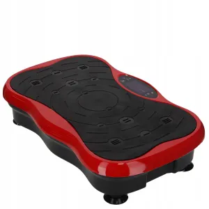 Віброплатформа для тренувань 4FIZJO Ultra+ з пультом та еспандерами Black/Red - фото 99691
