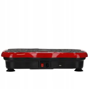 Віброплатформа для тренувань 4FIZJO Ultra+ з пультом та еспандерами Black/Red - фото 99694