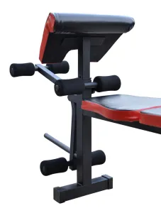 Скидка! Скамья для жима ReadMeBlack + 4 грифа, 100 кг дисков RN-Sport (RMB-100) - фото 100172