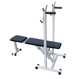 Лавка для жиму Top та штанга 75 кг RN-Sport - фото 100284