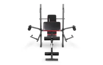 Лава для жиму EverTop + Штанга 83 кг, гриф W, гантелі - фото 100358