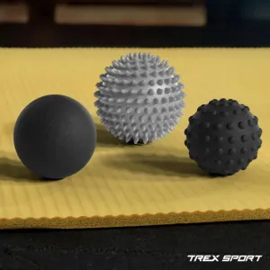 Набір масажних м'ячів Trex Sport TX-003MSA 3в1 для йоги та фітнесу EPP - фото 100844