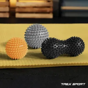 Набір масажних м'ячів Trex Sport TX-003MSB 3в1 для йоги та фітнесу PVC - фото 100857