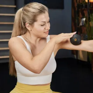 Набір масажерів Trex Sport TX-035EPS 3в1 для йоги та фітнесу чорний - фото 100863