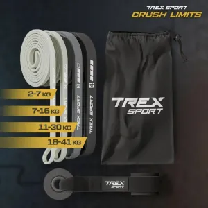Набір резинок для фітнесу Trex Sport TX-004PB 4в1 2-41кг - фото 100940