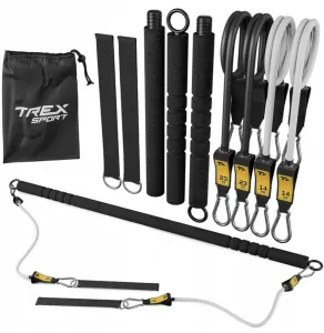 Палиця гімнастична з еспандерами Trex Sport TX-023TS 14-74кг - фото 