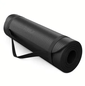 Коврик для йоги Trex Sport TX-018NGM NBR 1см 180х60 чорний - фото 