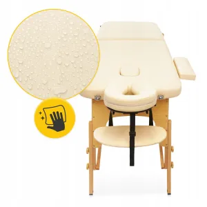 Масажний стіл 4FIZJO Massage Table Wood W60 Beige - фото 101939