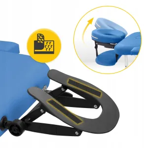 Масажний стіл складний 4FIZJO Massage Table Alu W60 Blue (P-5907739318404) - фото 101950