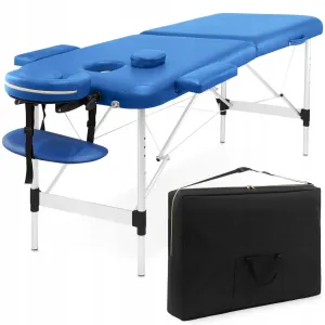 Масажний стіл складний 4FIZJO Massage Table Alu W60 Blue (P-5907739318404) - фото 
