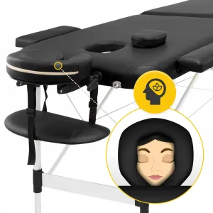 Масажний стіл складний 4FIZJO Massage Table Alu W60 Black (P-5907739318374) - фото 101953