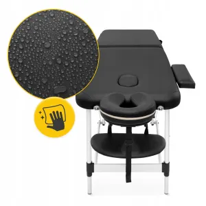 Масажний стіл складний 4FIZJO Massage Table Alu W60 Black (P-5907739318374) - фото 101954
