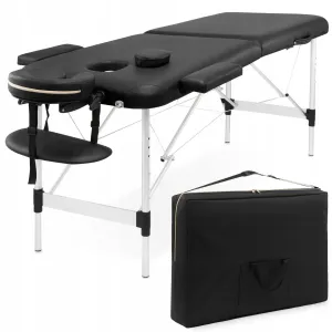 Масажний стіл складний 4FIZJO Massage Table Alu W60 Black (P-5907739318374) - фото 