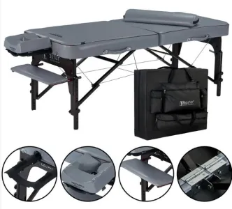 Масажний стіл Master Massage Montour LX Dove grey CS104055 - фото 102006