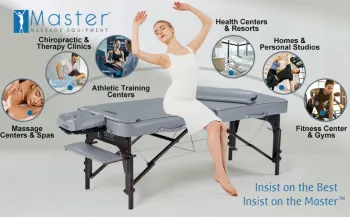 Масажний стіл Master Massage Montour LX Dove grey CS104055 - фото 102015