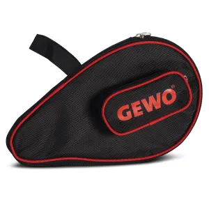 Чохол для ракетки Gewo Round Cover Wave з відділенням для м'ячів Black/Red (109679130) - фото 102621