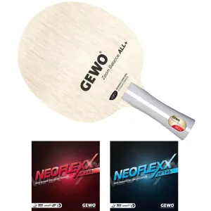 Ракетка для настільного тенісу Gewo Zoom Balance ALL, Neoflexx 48.0 + 45.0, ST (11640000031) - фото 