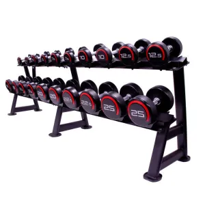 Стійка гантельна 2-х ярусна Generation Fitness FF71D2C (на 10 пар) - фото 102895