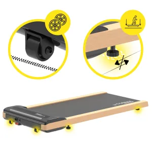 Бігова доріжка Cornix Diana Walking Pad Oak Wood - фото 102947