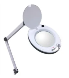 Лампа-лупа LS-6014 LED-3D З РЕГУЛЮВАННЯМ ЯСКРАВОСТІ ХОЛОД І ТЕПЛ СВІТЛО 1-12W - фото 103203