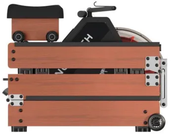 Водний гребний тренажер Xiaomi KINGSMITH WR20 (RMWR20F) колір червоний дуб - фото 103356