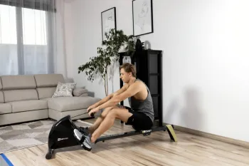 Гребний тренажер Hop-Sport HS-030R Boost Gold - фото 103802