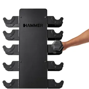 Стійка з гантелями 1-10 кг Hammer Stealth art. 17342 - фото 104010