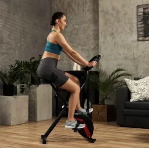 Велотренажер Hop-Sport HS-3020X Quest X-Bike чорно-червоний - фото 104155