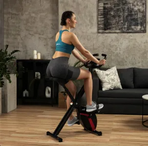 Велотренажер Hop-Sport HS-3020X Quest X-Bike чорно-червоний - фото 104156