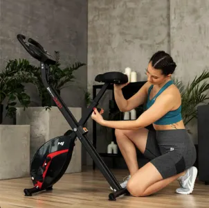 Велотренажер Hop-Sport HS-3020X Quest X-Bike чорно-червоний - фото 104160
