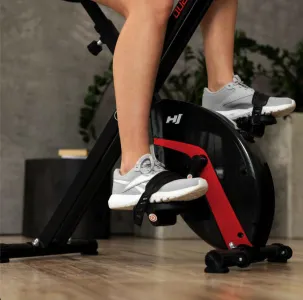Велотренажер Hop-Sport HS-3020X Quest X-Bike чорно-червоний - фото 104161