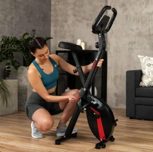 Велотренажер Hop-Sport HS-3020X Quest X-Bike чорно-червоний - фото 104162