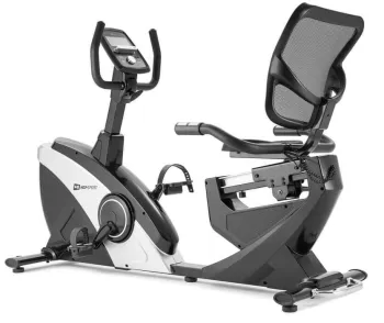 Горизонтальний велотренажер Hop-Sport HS-070L Helix сріблястий iConsole+ - фото 104194