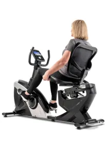 Горизонтальний велотренажер Hop-Sport HS-070L Helix сріблястий iConsole+ - фото 104196