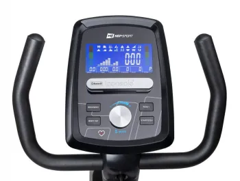 Горизонтальний велотренажер Hop-Sport HS-070L Helix сріблястий iConsole+ - фото 104199